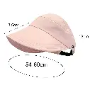 Women's Topless Cap with Curved Visor – Summer Sun Protection and Quick-Drying Design