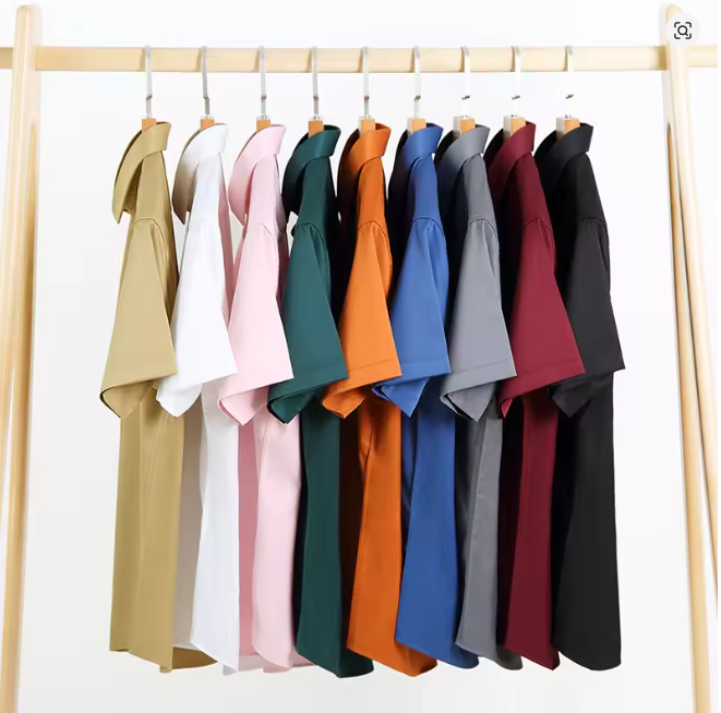 Elegant men's short-sleeve shirt — comfortable, sweat-absorbing, and breathable with a modern design, perfect for summer