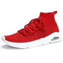 Men’s athletic shoes featuring breathable mesh and sleek ankle support