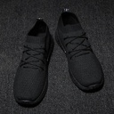 Men’s Skechers knit shoe with exceptional stretch and a lightweight design