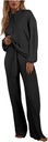 Women's long sleeve loose hooded casual suit