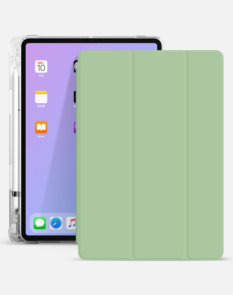 غطاء حماية متوافق مع أجهزة iPad10.2 و Mini5 مزود بفتحة قلم