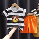 Children's Short-sleeved Suit Pure Cotton Clothing T-shirt Shorts Set
