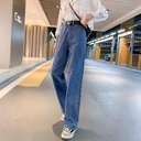 Women's High-Waisted Wide-Leg Jeans – Flowing, Comfortable Design with a Modern Elegant Touch, Perfect for Various Outfits