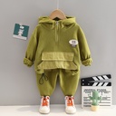Suits Hooded Sweater Lengthened Trousers
