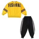 Fashion Simple Girls Sports Pull Set