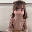 قميص علوي دافئ بياقة عالية مناسب لفصلي الخريف والشتاء