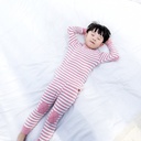 Boys And Girls Striped Home Service Suits