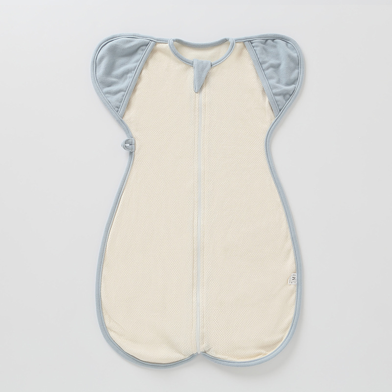 Baby Sleeping Bag Surrender Breathable Dual-use Newborn Organic Cotton Anti-kicking Blanket Leggings Swaddling Anti-startle