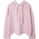 Long sleeve pullover hooded collar top