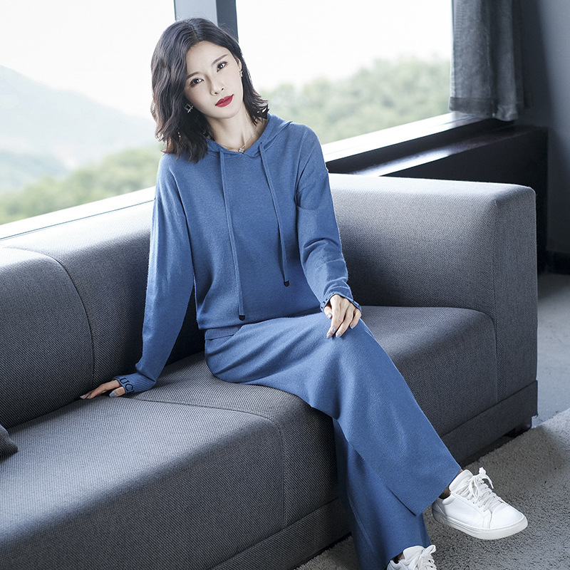 Two Piece Women's Casual Sweater Sportswear