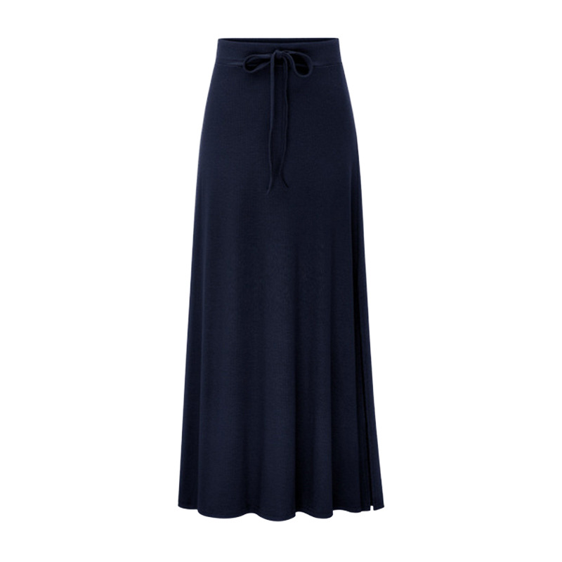 Split skirt mid-length strappy skirt