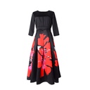 Floral temperament dress