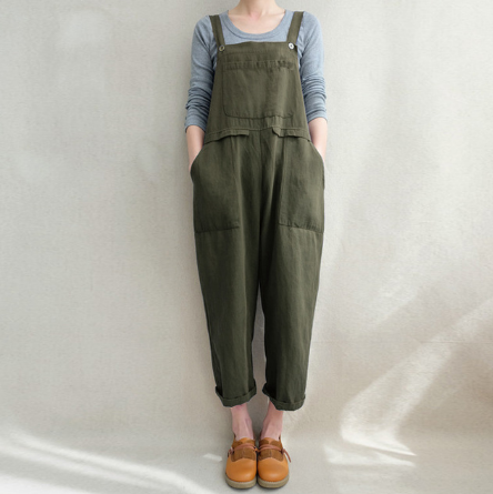 Daydreamer Cotton Overalls  4 Colors