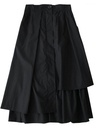 Irregular solid color skirt