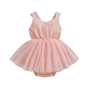 Infant Mesh Spaghetti-strap Dress