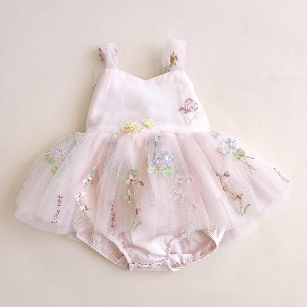 Baby Girl Mesh Camisole Jumpsuit