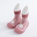Children Sock Sneakers Cartoon Soft Bottom Hot Stamping Baby Indoor Toddler