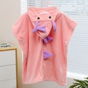 New Dinosaur Children Increase Absorbent Bathrobe With Hood Cloak