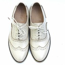 Women's Fashion Leather British Style Pointed Toe Flat Shoes