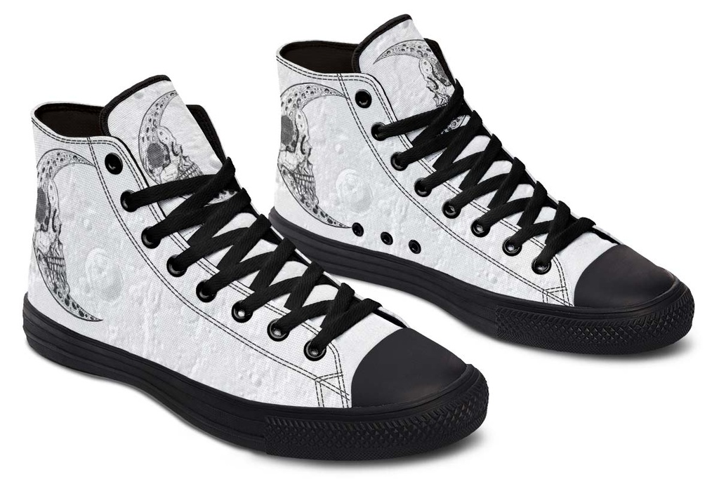 Printed Couple High-top Canvas Shoes