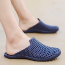Slippers Summer Big Size Baotou Breathable One-word Beach Shoes