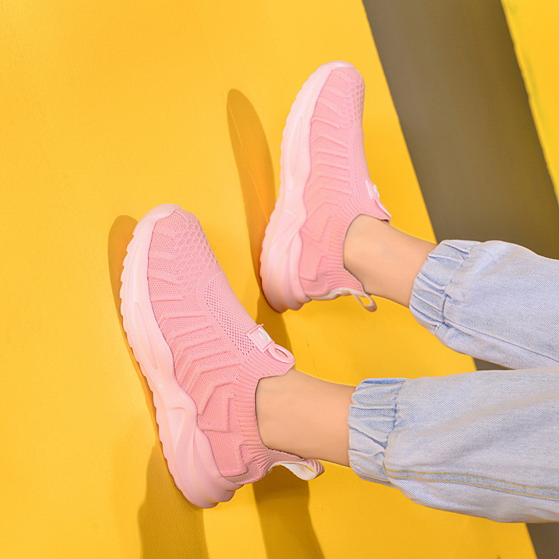 حذاء لوفر للأطفال للأولاد لفصل الخريف مصنوع من خامة شبكية بتصميم كاجوال سميك.