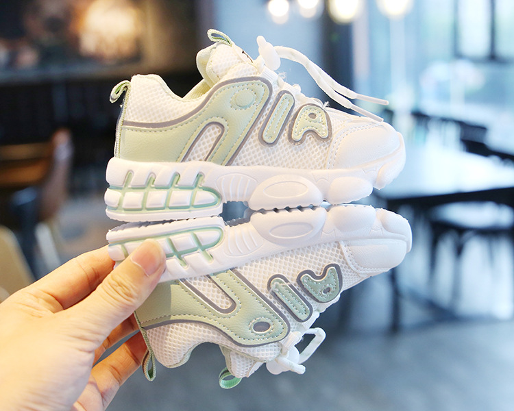  Autumn New Children Sports Shoes Boys Breathable Net Shoes