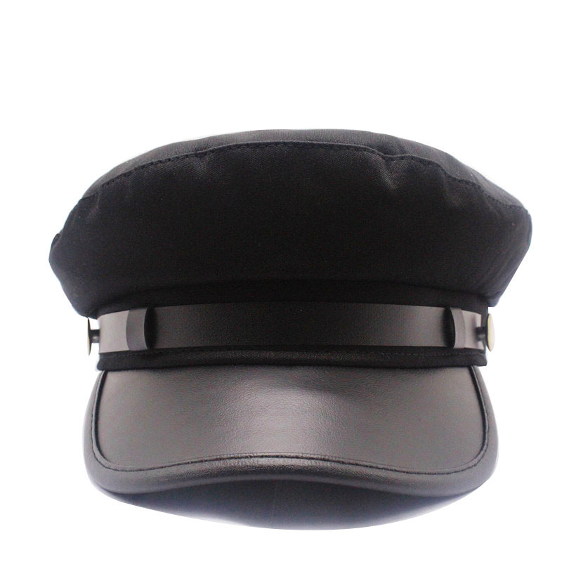 Hat Lady's Vintage British Navy Hat With Metal Buckle