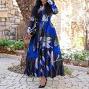 Printed New Women's Dress With Big Swing