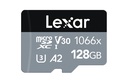 بطاقة ذاكرة Lexar 1066x لتسجيل الفيديو بجودة 4K وسعات متعددة.