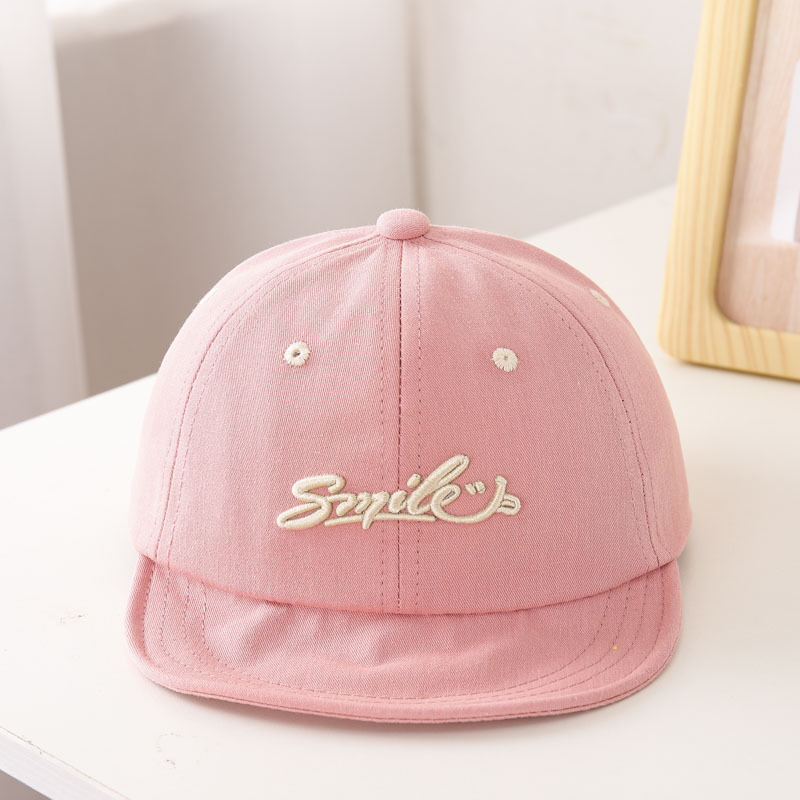 Embroidered Letter Baby Cotton Hat