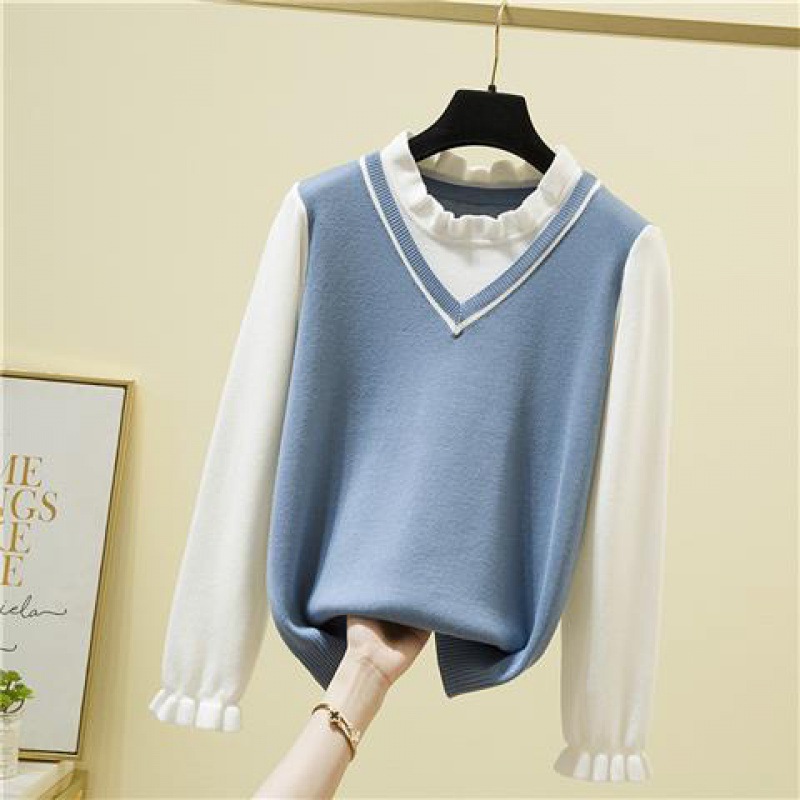 Women's Fashion Casual Loose-fitting Versatile Sweater Knitwear