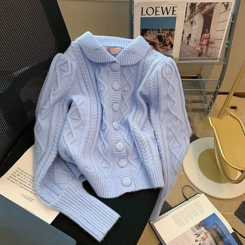 Loose Korean Lazy Wind Gentle Knit Top