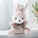 Cartoon Cute Bow Tie Sitting Bunny Doll Children's Toy Plush Pendant