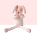 Wool Cloth Rabbit Plush Toy Baby Sleeping Companion Doll Cute Striped Rabbit Doll