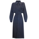 Retro Temperament Waist Slim Shirt Dress