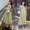 New Design Fashion Pleated Maternity Skirt