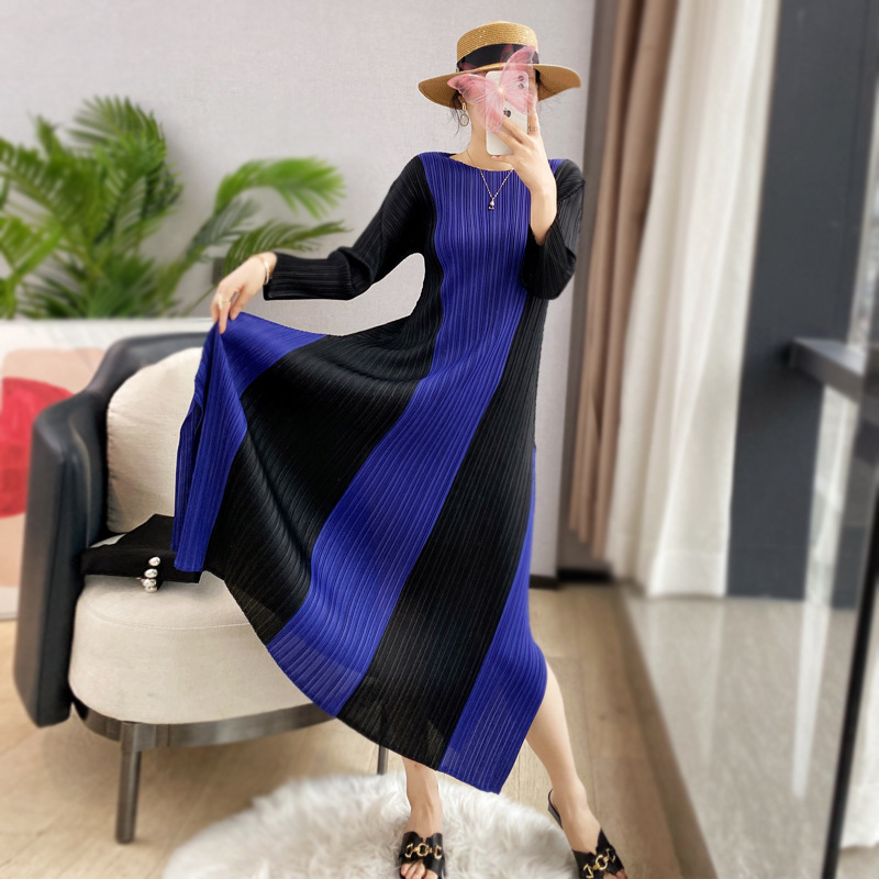Thin Spring And Summer New Temperament Long-sleeved High-end Foreign Style Skirt