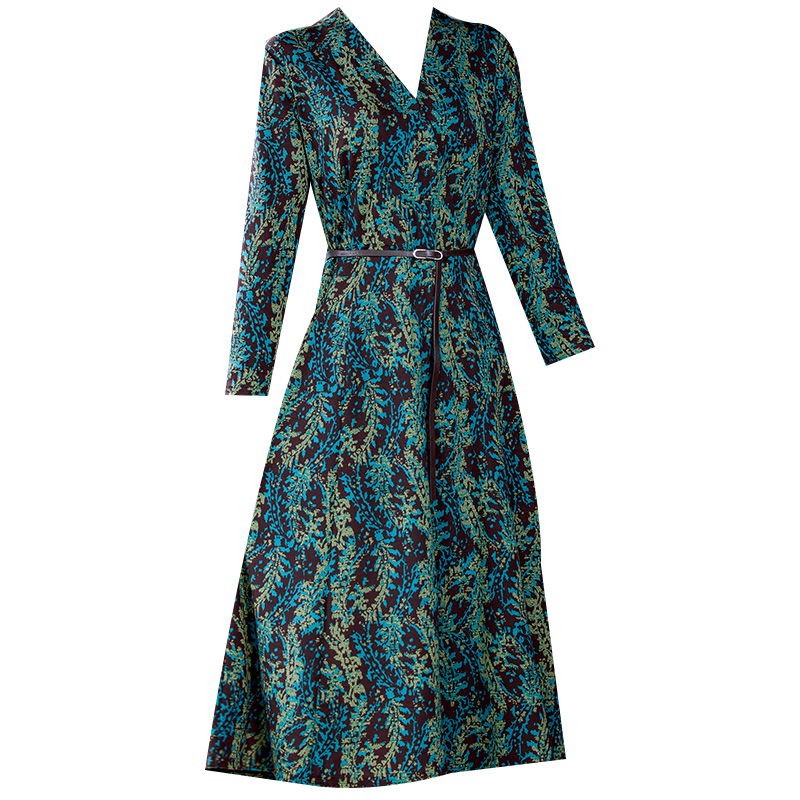 High-end Western-style Skirt With Waist And Belly