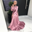 فستان إسلامي خاص بالتجارة الخارجية بأسلوب شرق أوسطي سعودي