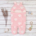 Newborn Solid Color Love Sleeping Bag Blanket Wrapped Baby Sleeping Bag 