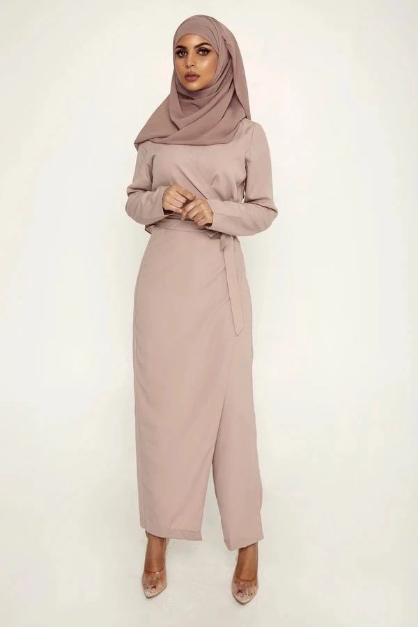 Solid Color Long Waist Jumpsuit