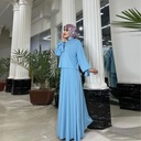 Female Fashion Long Sleeve Half-length Dress Suit