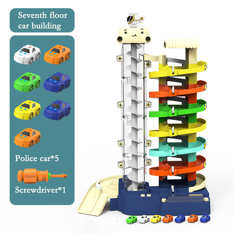 Parking Lot Of Children's Puzzle Car Building
