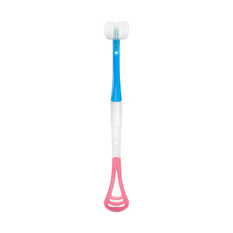 Baby Toothbrush Multi-function Tongue Coating Brush Silicone 3d Material