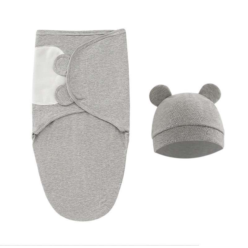 Baby Hugged By Delivery Room Wrapped Sleeping Bag Hat