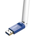 بطاقة شبكة لاسلكية USB مزودة بهوائي خارجي