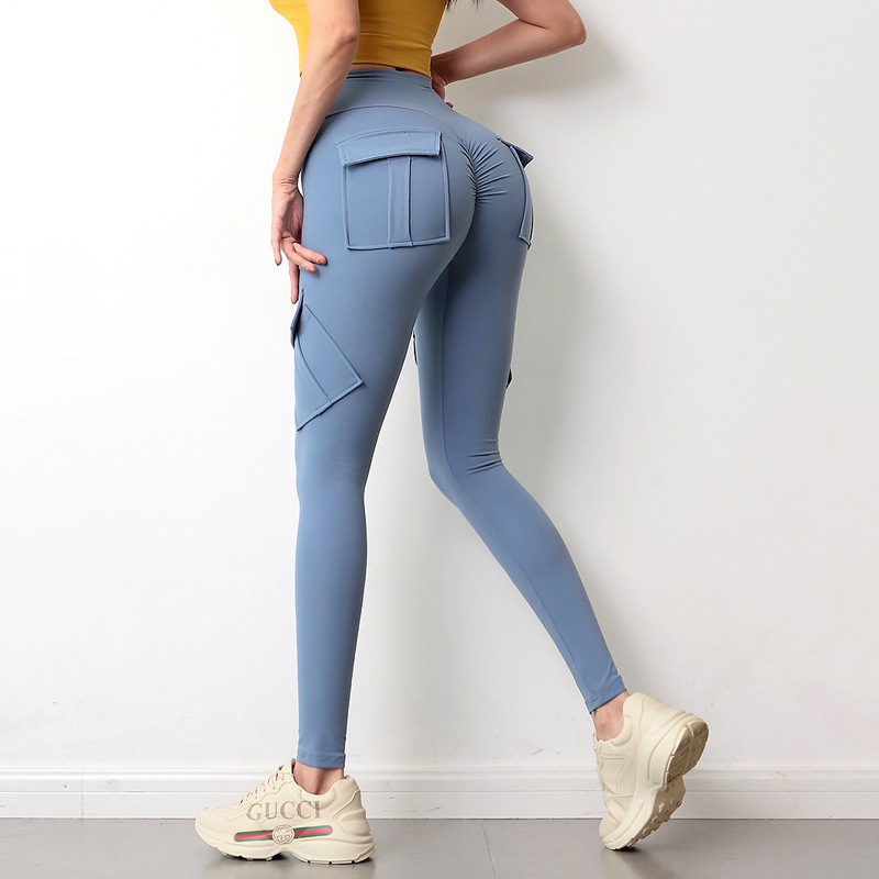 High Waist Show Hip Yoga Pants Running Tight Exercise