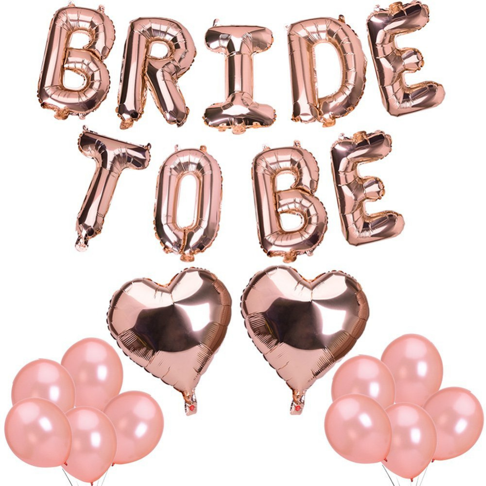 A rose gold letter balloon set, the perfect choice to add an elegant and luxurious touch to welcoming a newborn and celebrating birthdays 